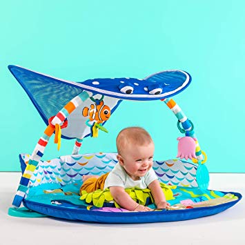 Disney Baby Finding Nemo Ray Ocean Lights & Music Gym, Ages Newborn