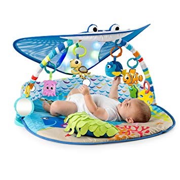 Disney Baby Finding Nemo Ray Ocean Lights & Music Gym, Ages Newborn